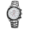Supply high quality water resistant make custom watch with decoration chronograph dia